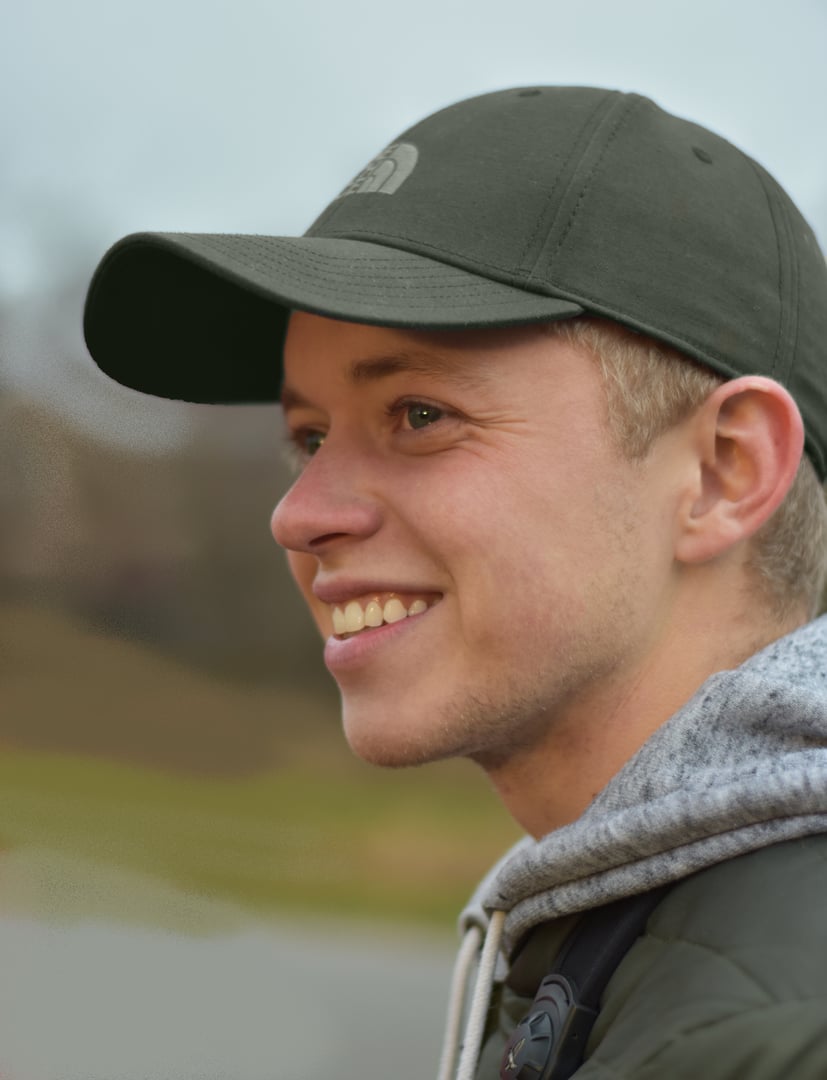 Wouter van der Ham in het veld